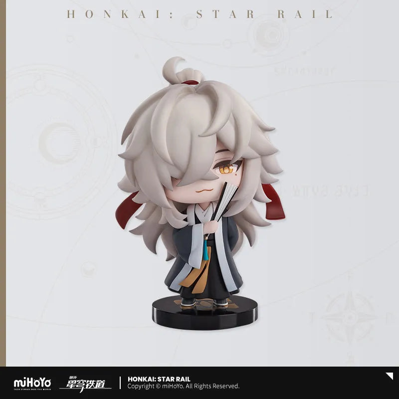 Honkai Star Rail Genuine Peripherals Action Figures Toys March 7th Dan Heng Q-version Sitting Toy Gift EX CASHAPON Original