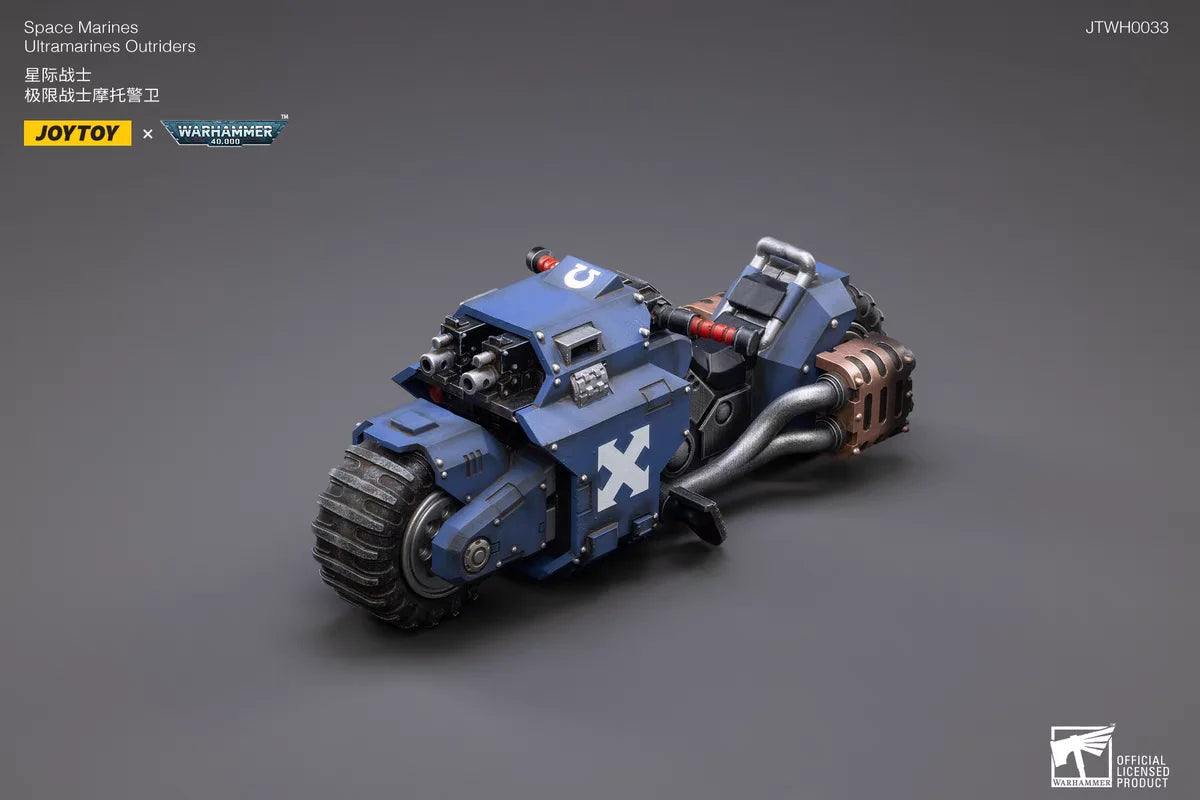 JOYTOY 1/18 Action Figure Warhammer 40K Space Marines Ultramarines Outriders Toys Model Ornaments Collection Gifts