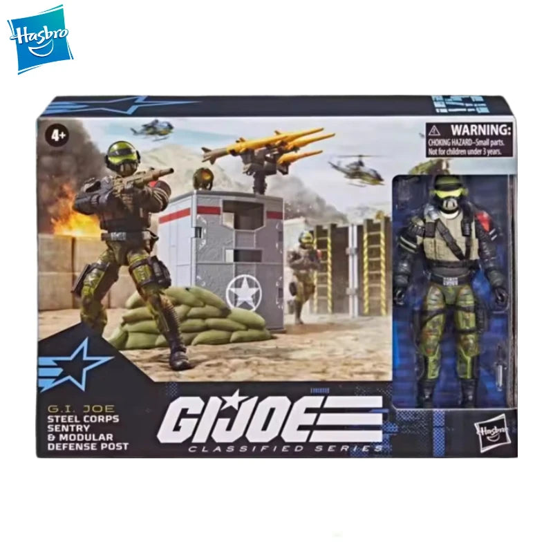 New Original Hasbro G.I. Joe Classified Series 175 Steel Corps Sentry & Modular Defense Post Action Figure Model