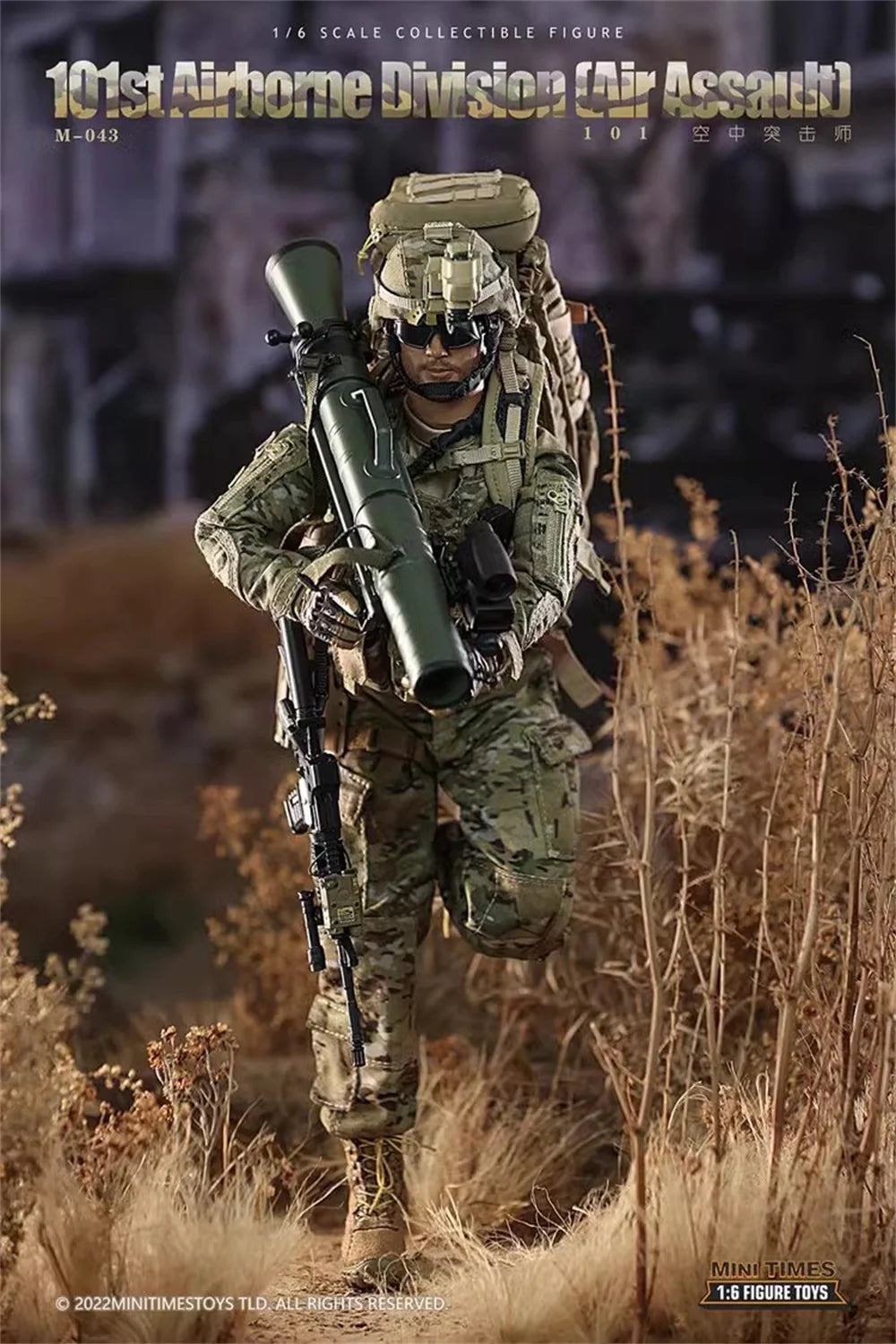 Minitimes M043 Modern Soldier US. 101st Action Figure Full Set Moveable Action Figure Gift For Fans Collect In Stock 1/6