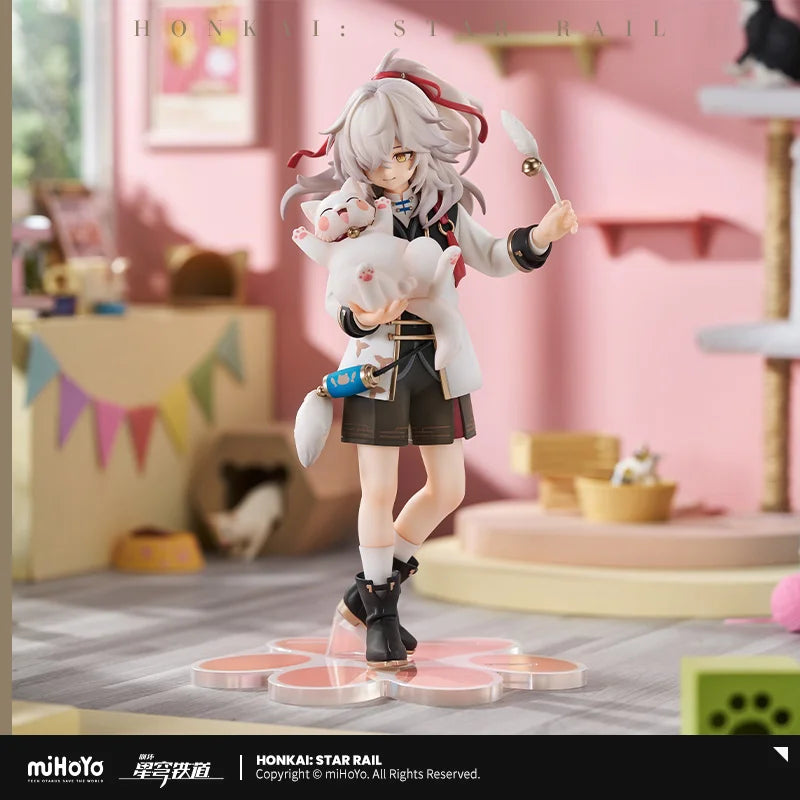 MiHoYo Honkai Star Rail Tiny Cat Series Jing Yuan Figure Official Collectible Gift for Fans