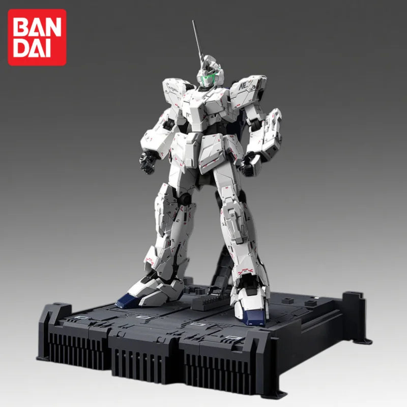 In Stock Bandai Original Mgex 1/100 Mgex-gundam Unicorn Gundam Action Figure Model Doll Brand New Boxed Anime Characters Toys