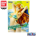 Auf Lager One Piece Nami Figuren Stehende Haltung Badeanzug Auto Ornamente Puppen Actionfiguren Sammlung Geschenke