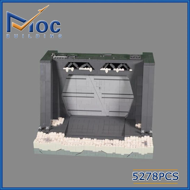 MOC Space Movie Series Imperial Medium Vehicle Base Model Building Blocks DIY Assemble Bricks Creative Toys Collection Gifts