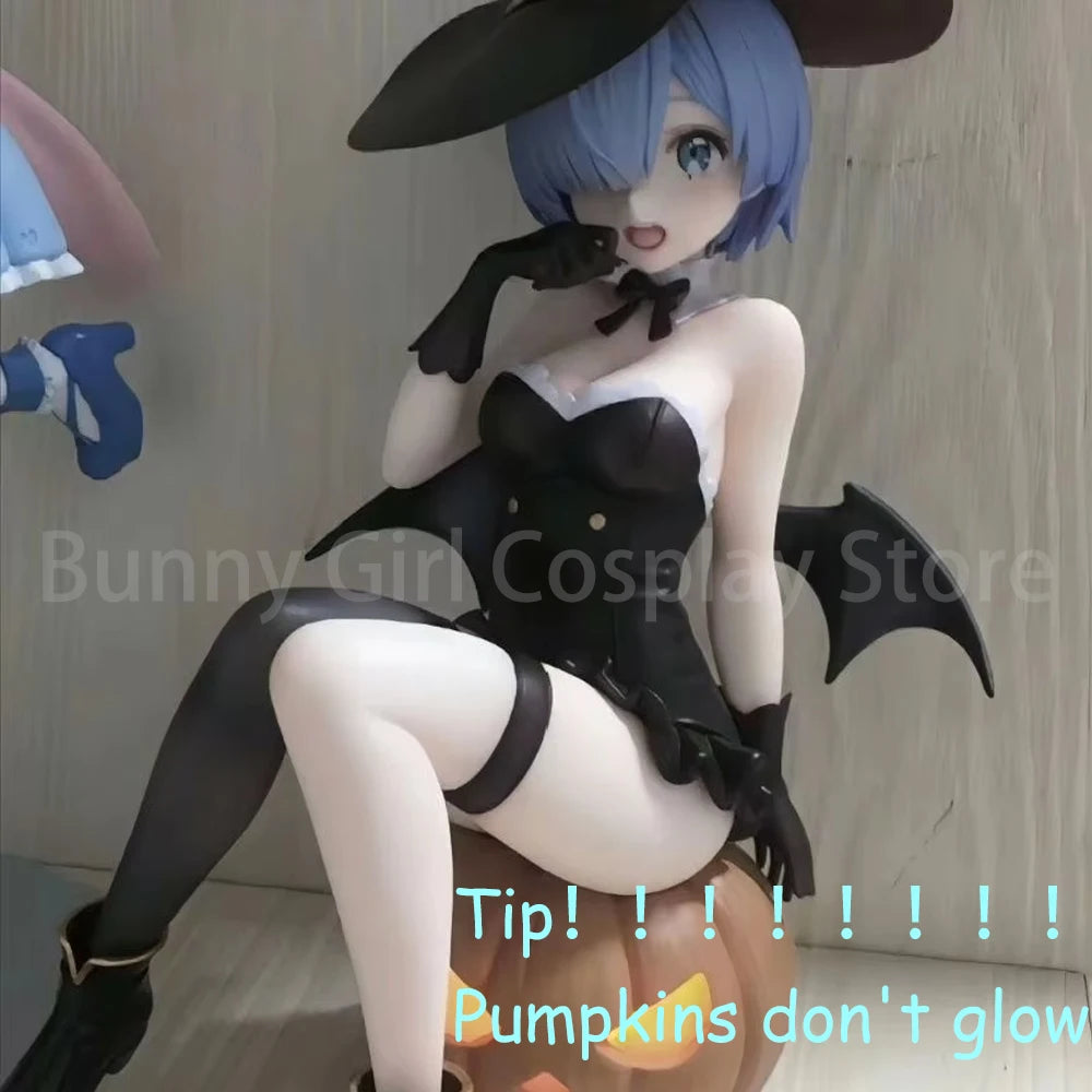 New Re:Zero -Starting Life In Another World Ram & Rem Phantom Night Magician Gk Model Collection Doll Desk Decora Halloween Gift
