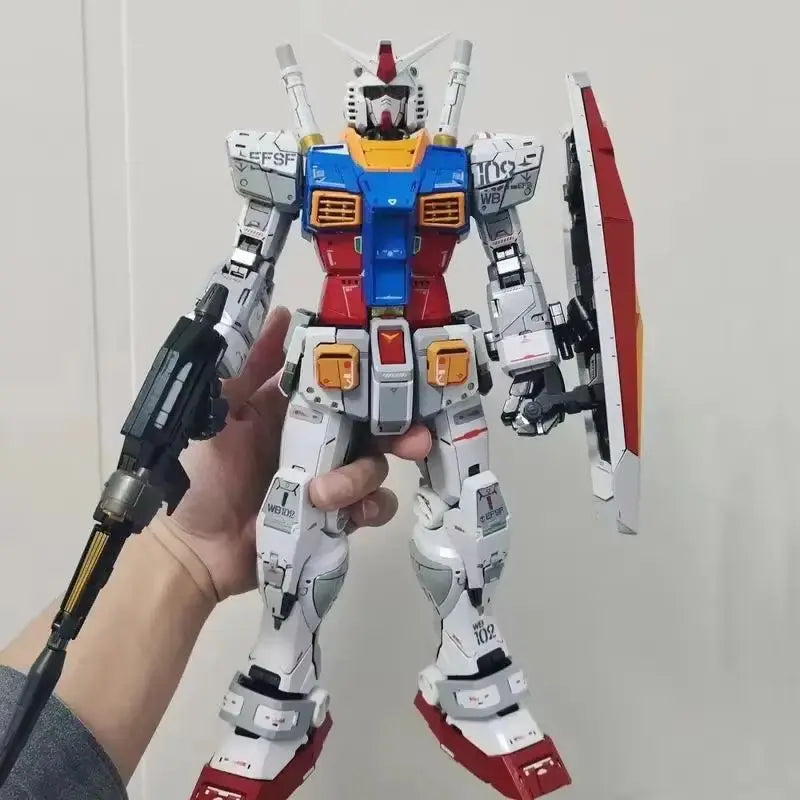 Yuanzu 2.0 Daban Pgu 1/60 Rx-78-2 Model Robot Mecha Assembly Model Action Figures Children'S Educational Toys Surprise Gift