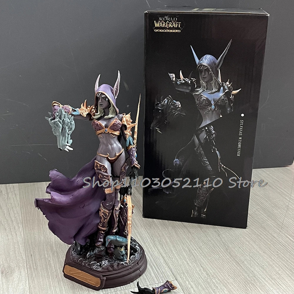 Sylvanas Windrunner World Of Warcraft Action Figure Sylvan Archery Queen The Queen of the Undead Handmade Model Toys Doll Gifts
