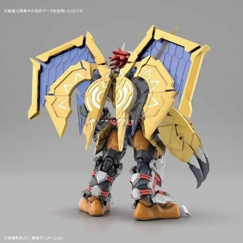 Original Bandai Digital Monster Figure-rise Standard Anime Figure Model WARGREYMON AMPLIFIED Character Model Toy Gift Collection
