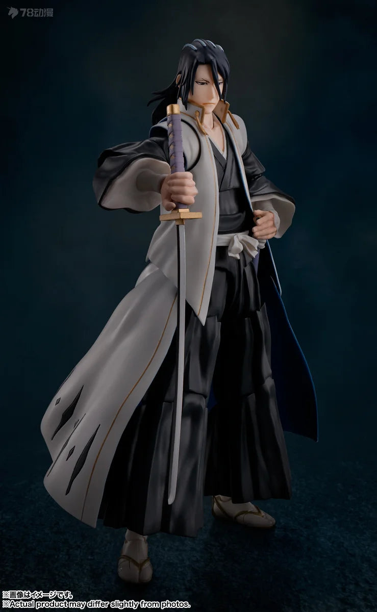 Bandai S.H.Figuarts BLEACH: Thousand Year Blood War Byakuya Kuchiki - Highly Detailed Collectable Model