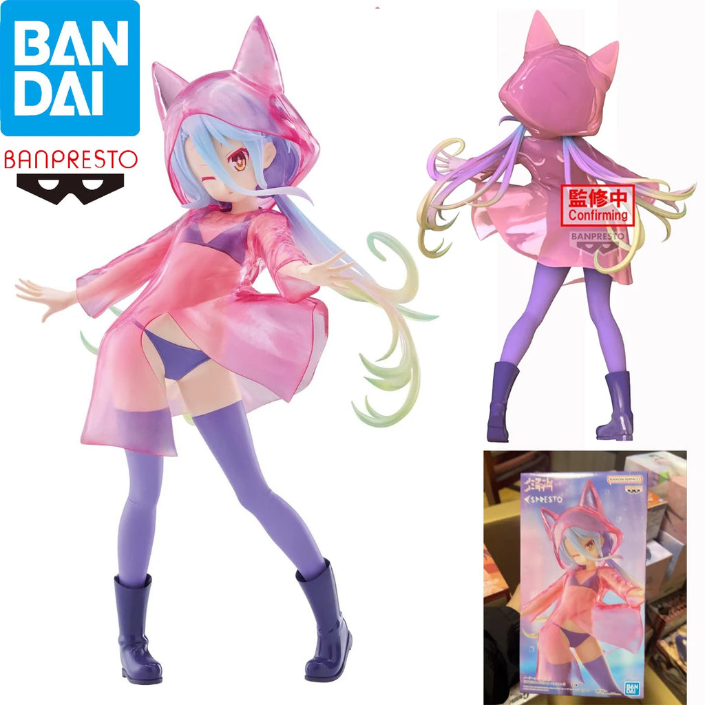 Original in Stock Bandai Spirits Banpresto  No Game No Life Shiro Anime Figure Action Figure Extremely fast delivery garage kit