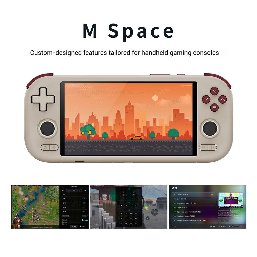 MANGMI AIR X Gaming Konsole Snapdragon 662 Mit 5000mAh Batterie 5,5-zoll Bildschirm RGB Halle Joystick Halle Linear Trigger Handheld