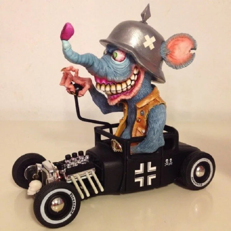 Ugly Rat Funk Anime Characters Resin Car Decorations Fashion Decorations Cool Monster Statues Send Friends Relatives Toy