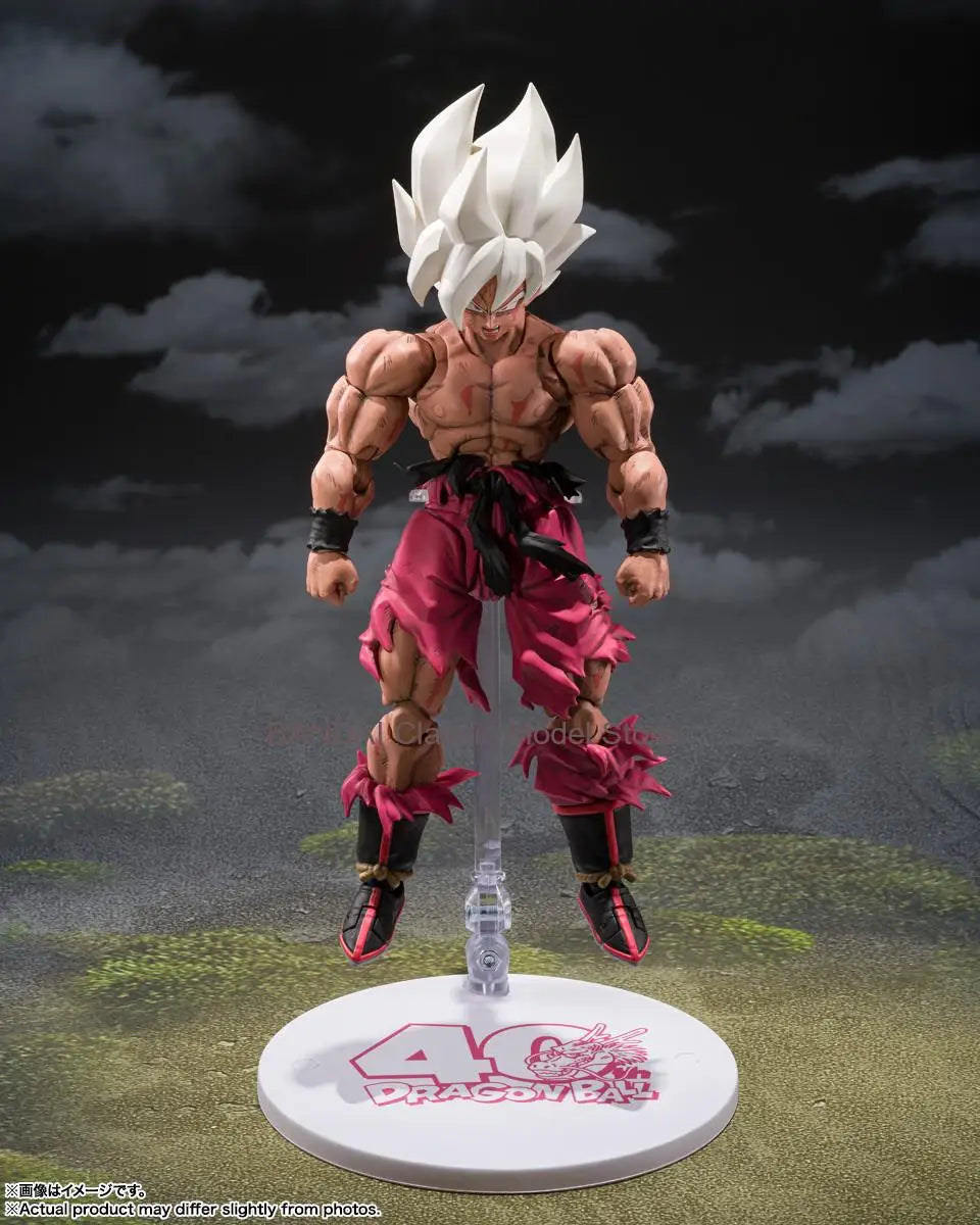 100% Original Bandai S.H.Figuarts Shf Dragon Ball Z Super Saiyan Son Goku Legendary Super Saiyan Genkida Matsuri Edition Genuine