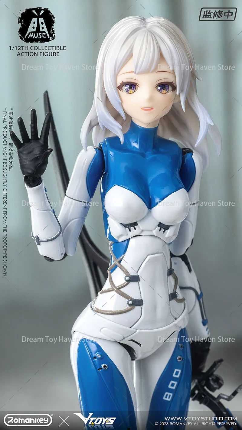 Romankey X VTOYS Original 1/12 Scale Female Soldier MUSE Female Archer Bow Huntress 6Inch Action Figure Model Collectible Dolls
