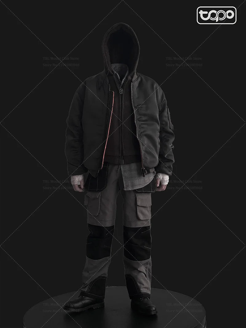 In Stock TOPO STUDIO TP019 1/6 Scale Male Clothes Knight Wanderer Motorcycle Riding Suit For 12-inch Action Figure Soldier