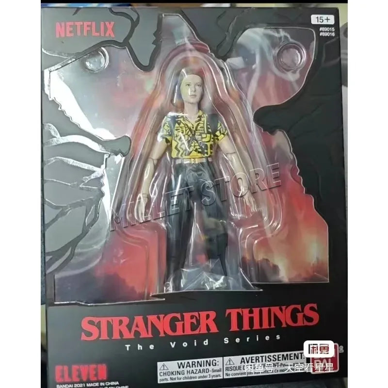 Bandai Movable 11-inch Netflix Stranger Things Big Devil Piranha Anime Model Toys for Boys Gifts Original Box