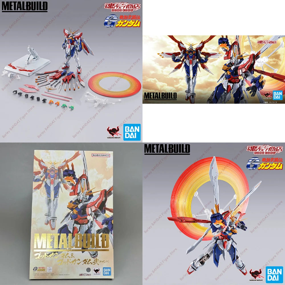Original In Stock BANDAI PB Exclusive Mobile Fighter G Gundam METAL BUILD God Gundam Second Articulated Mecha Model Toys Gifts