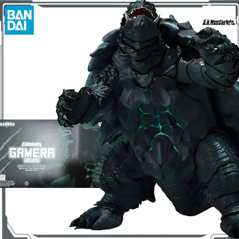 Bandai Original S.H.MonsterArts Gamera The Monster - Rebirth - Gamera Anime Action Actionable Model Toys  Model Gifts for Boys