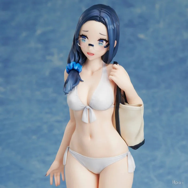 In Stock Original UnionCreative Myopic Sister Date-chan DATE Key Swimsuit Ver Anime Figures Anime Figures Collection Decoration