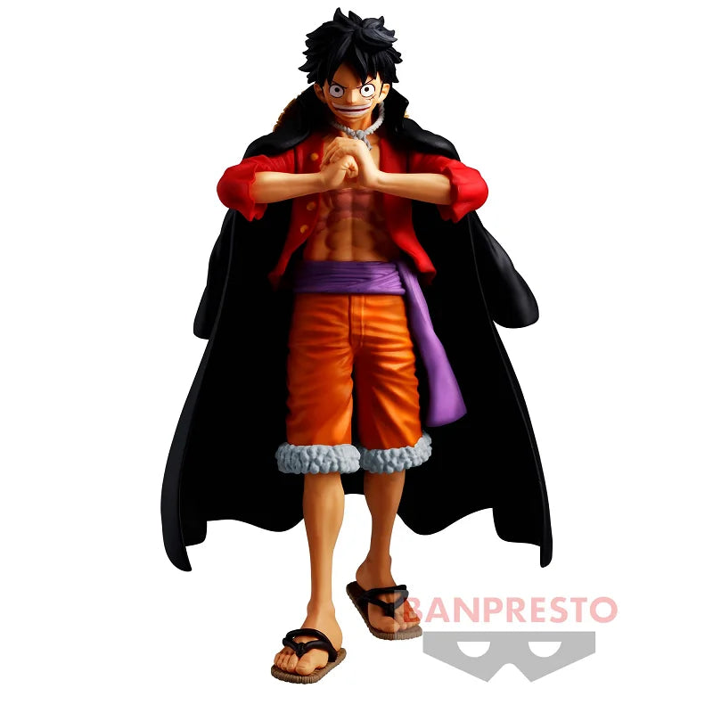 BANDAI Original Banpresto Anime ONE PIECE THE SHUKKO Monkey D. Luffy PVC Actionfigur Modell Sammlerspielzeug