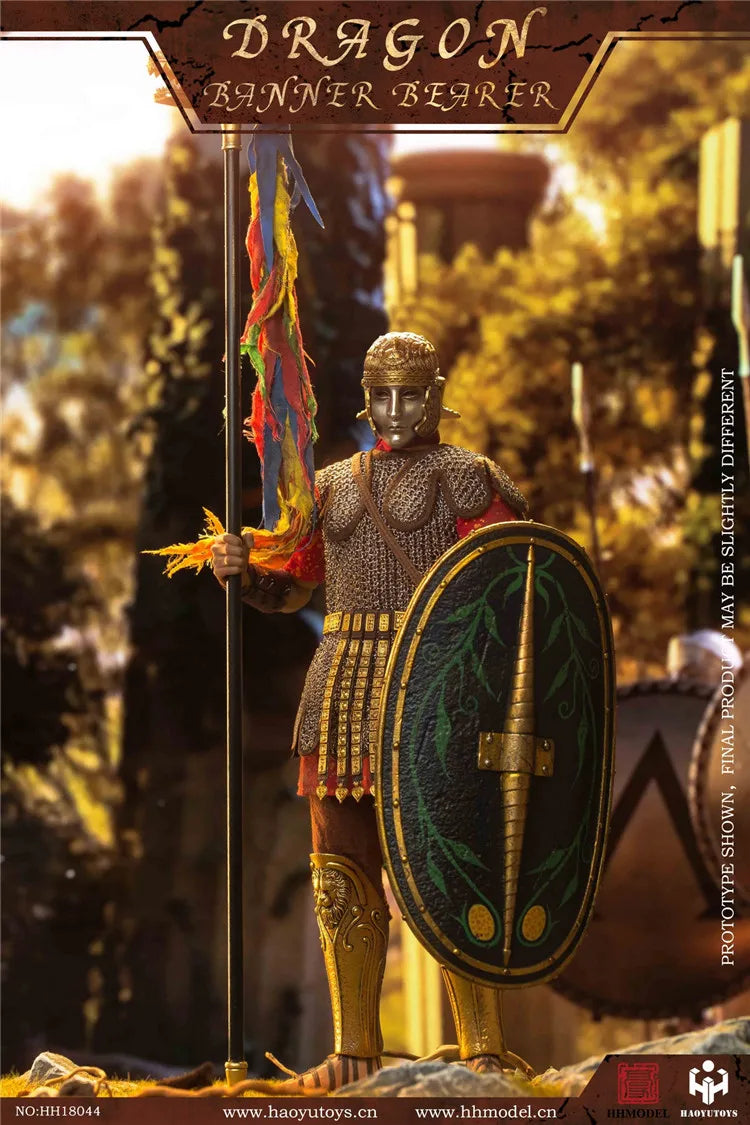 HHMODEL x HAOYUTOYS HH18044 1/6 Empire Series Dragon Flag Bearer Model Toy Full Set 12 Inch Action Figures For Fans Collection