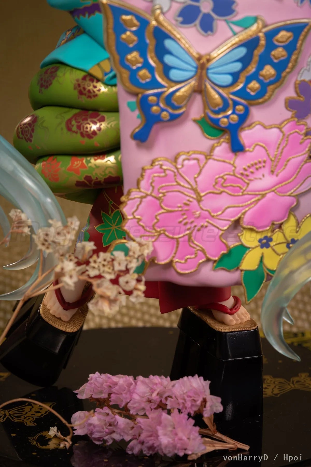 【MT】Original GSC VOCALOID Hatsune Miku Super Kabuki Flower Street Poetry Mirror Version 1/7 Scale Figure Toy Collectible Display