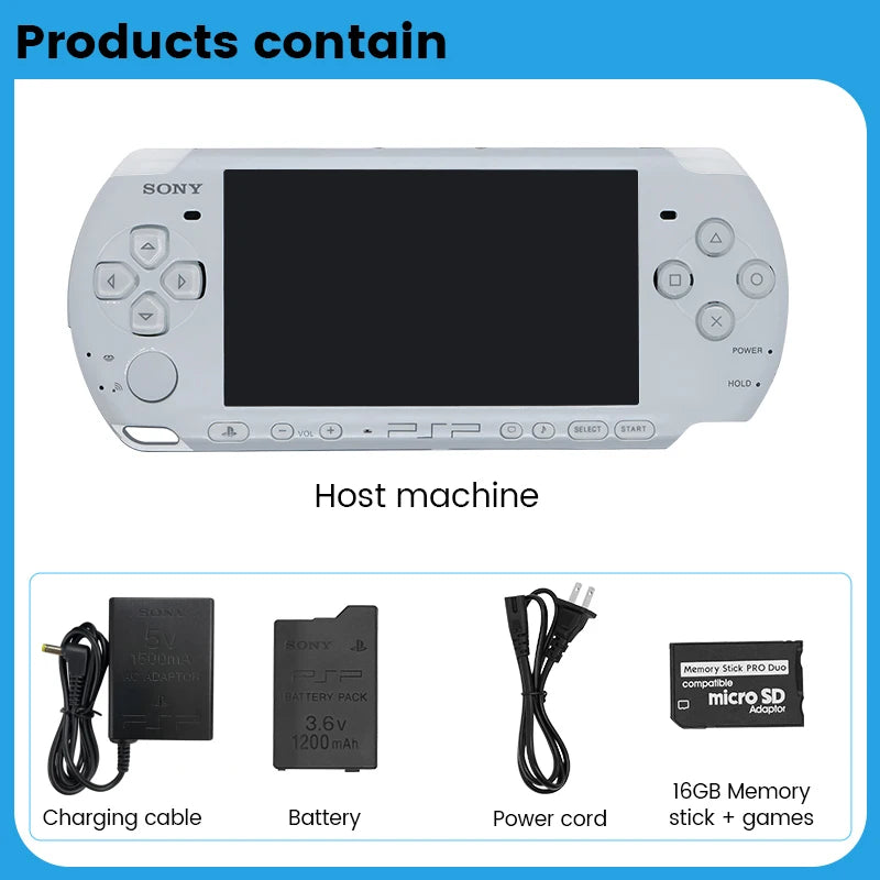 Original Sony psp 3000 Handheld Game Console (PSP-3006) psp sony 3000 PlayStation PSP3000 Game Console (Including games)