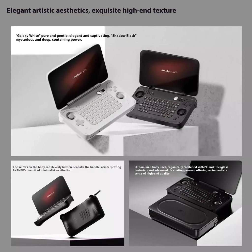 AYANEO FLIP DS/KBAMD Game Console 8840U Dual Screen Display 120HZ High Refresh Rate Two-in-One Computer PC Game Console Steam