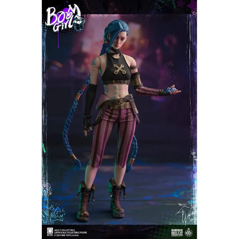In Stock Original Onetoys 1/6 Jinx Girl Action Figure OT020 / OT021 Toy Gift Fan Collection