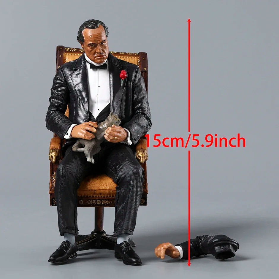The Godfather Vito Corleone 6" Model Figure Doll Decoration Toys Hobbies Holiday Gift