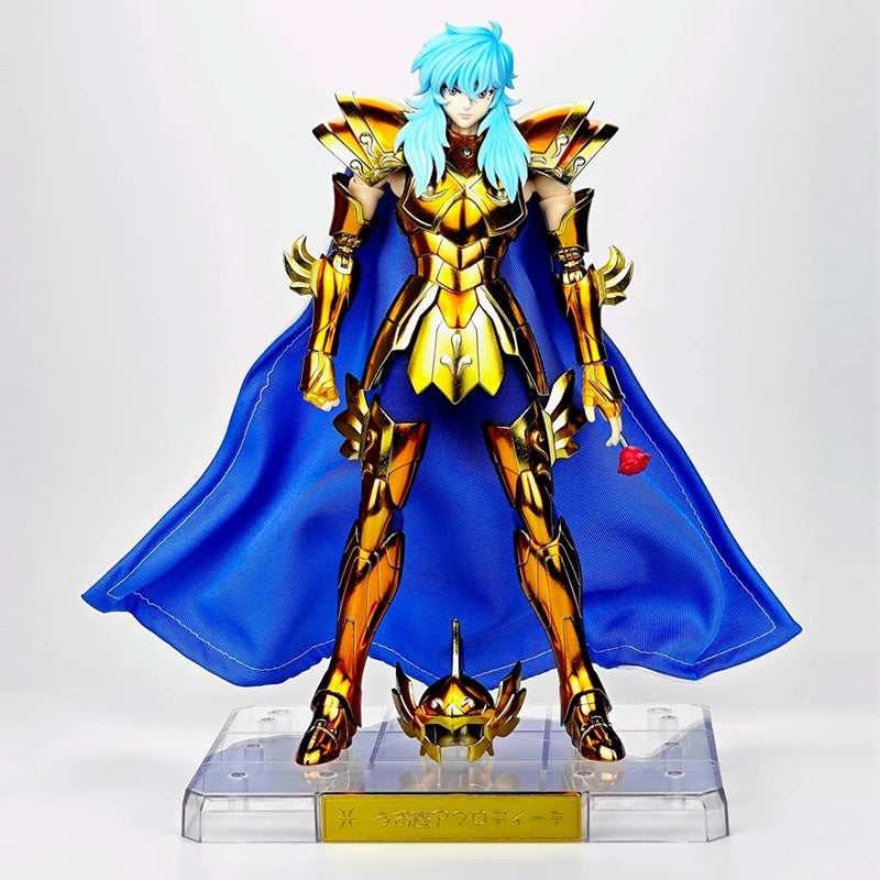 JM.MST Saint Seiya Myth Cloth EXM Pisces Aphrodite Plus 3.0/Crown 1/7 25cm Gold Knights of the Zodiac Action Figure In Stock