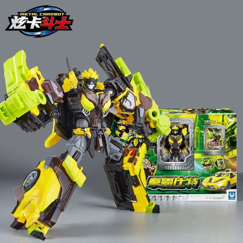 2025 New Model 20cm Deformation Robot Toy Convertible Action Figure Plastic Model Robot Car Toy Children Gift Collectible Statue
