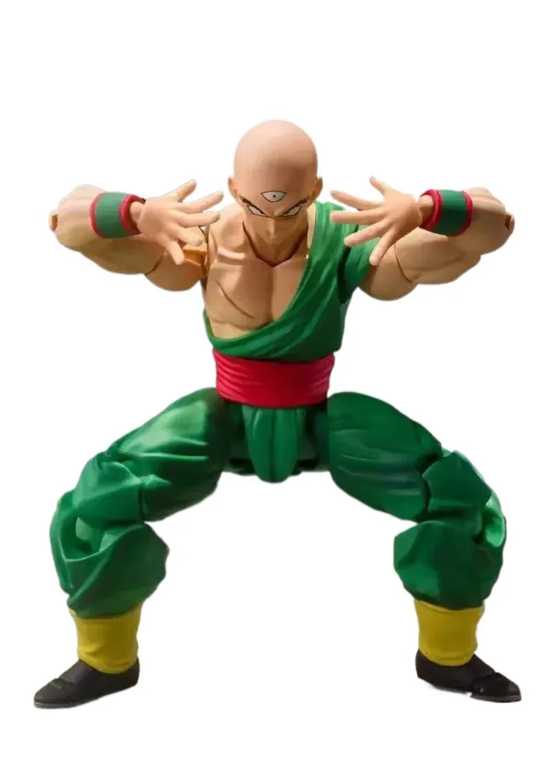 Spot SaleIn Stock Original Bandai Shf  Pvc Figuarts Tenshinhan Chaoz Action Figures GiftIn stock