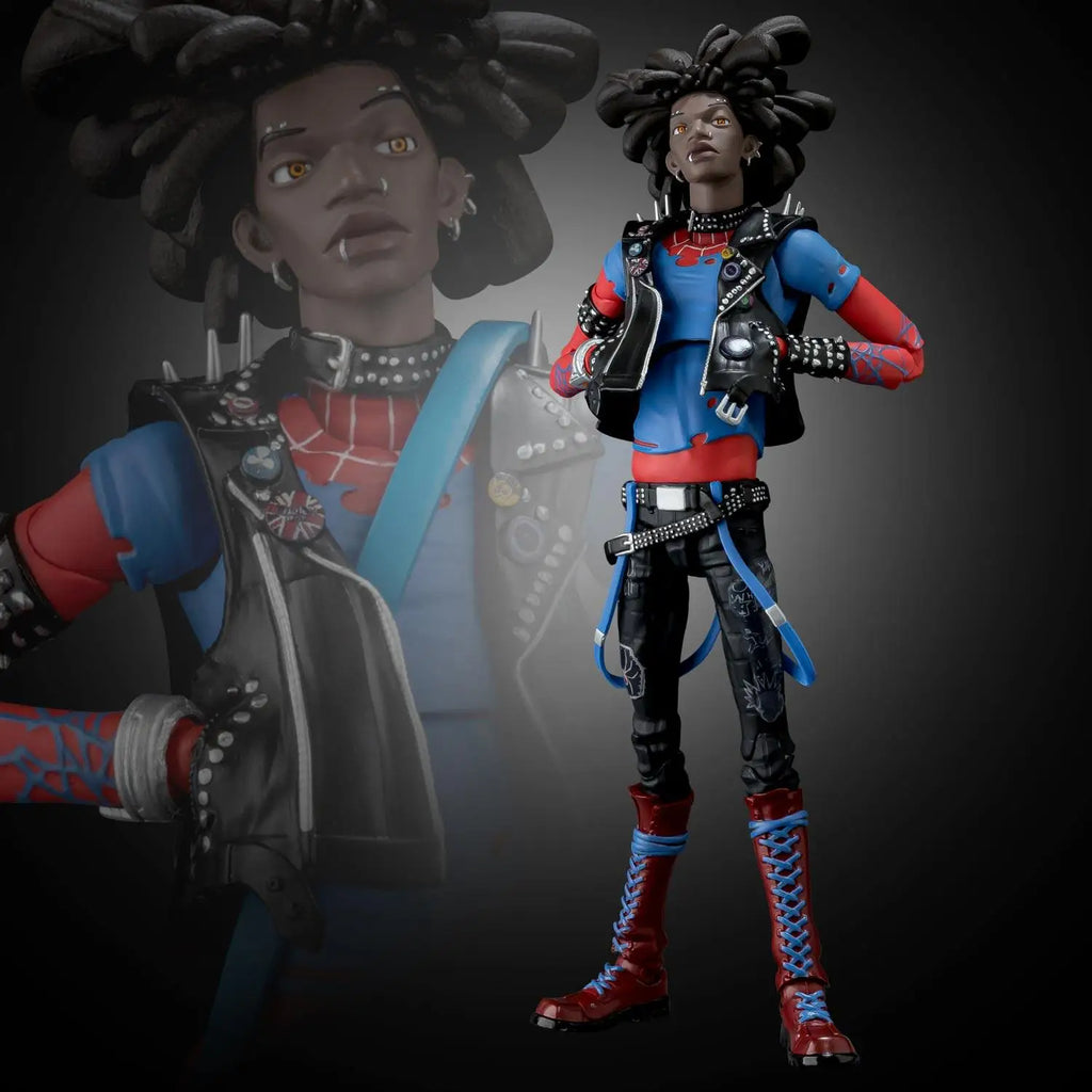 In Stock Sentinel SV-Action SPIDER-PUNK Hobie Brown Spider-Man Movability Model Toys Spider-Man: Across the Spider-Verse