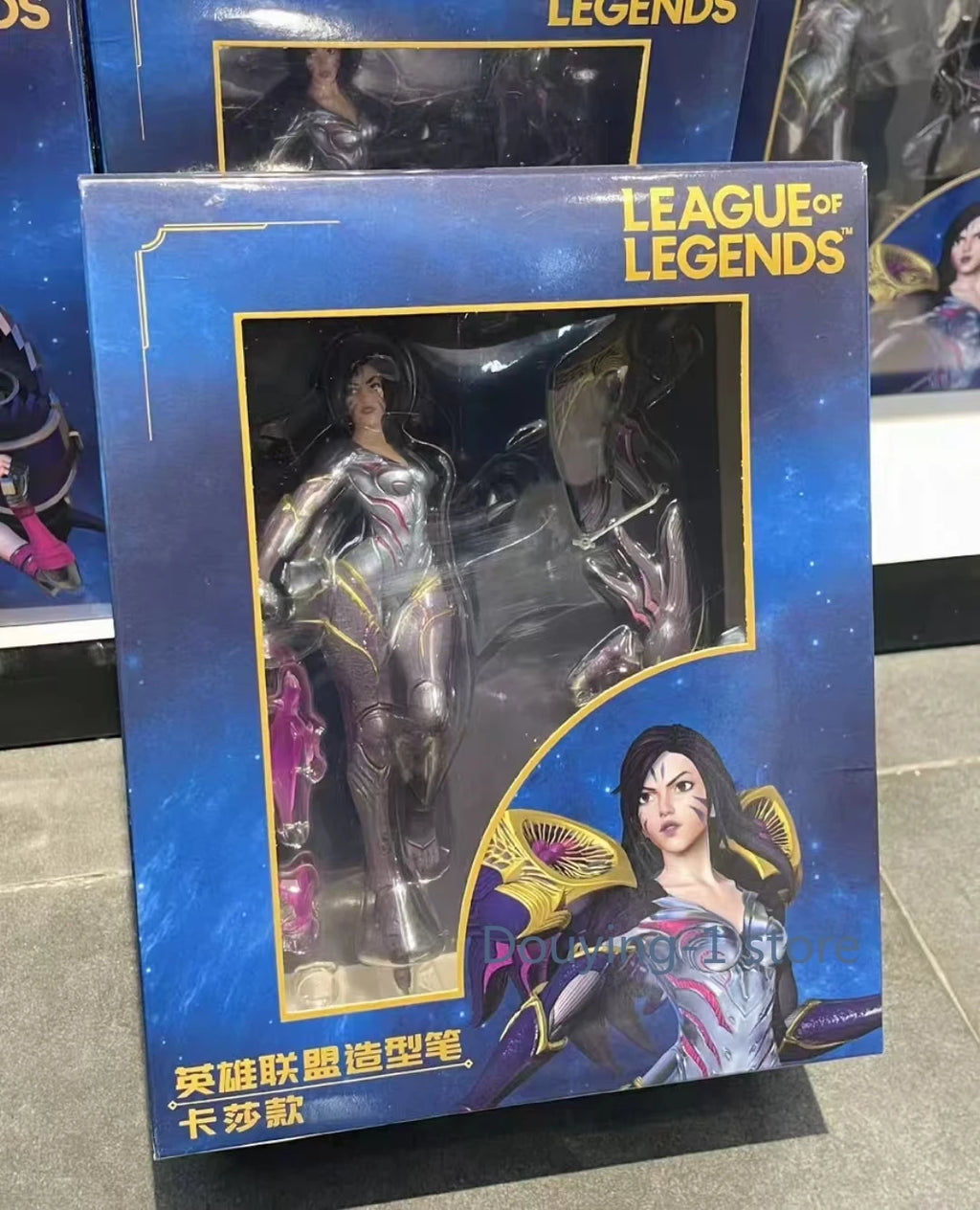 Auf Lager Hero Alliance LOLCMGE gemeinsame limitierte Edition - Kai'Sa 3D-Modellierstift Figur Ornament Spiel Peripherie