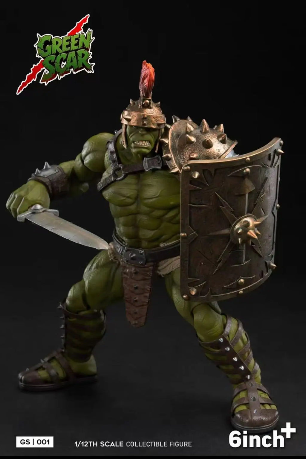 In Stock Original 6inchplus GREENSCAR GS001 Hulk Action Figure Toys and Gift Collection Fans’ Hobbies