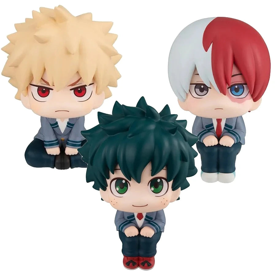18cm Boku no Hero Academia Anime Figure Uraraka Ochaco Action Figure Midoriya Izuku/Bakugo Katsuki Figurine Collection Model Toy