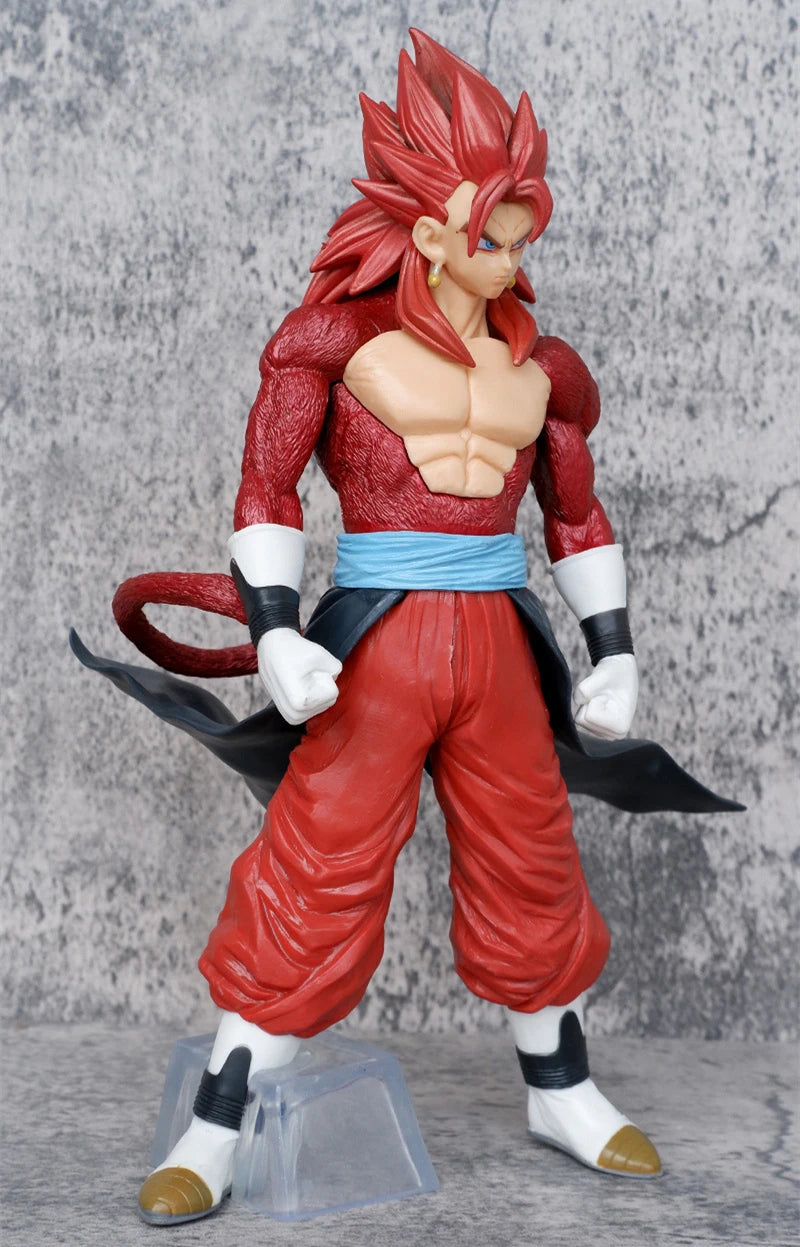 Anime Dragon Ball Z Super Saiyan 4 Son Goku Vegetto Battle Ver. GK PVC Action Figure Statue Collection Model Kids Toys Doll 27cm