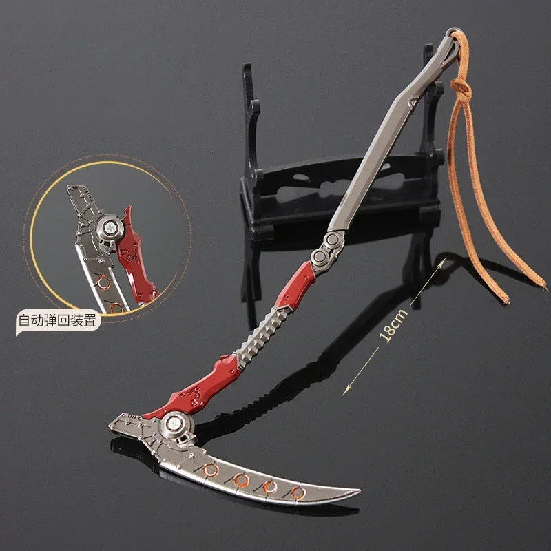 Apex Legends Heirloom Weapon Keychain18cm Dead Man's Curve Game Swords Metal Model 1 Real Katanas Coaplay Prop Gifts Toys Knife