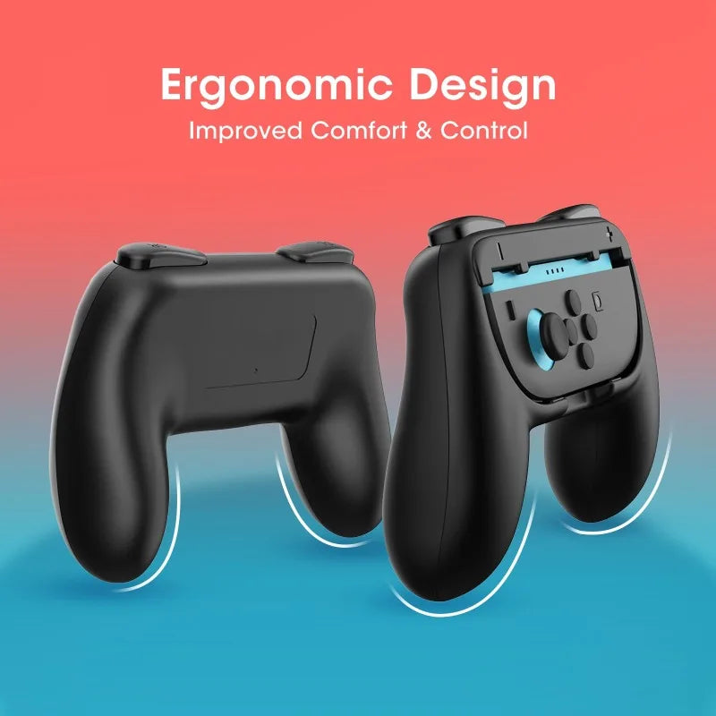 2Pack For Nintendo Switch 2 Hand Grips for Joy-Con Grips Ergonomic Anti-Slip Handle Kit Accessories 2025 for Joy Cons Controller