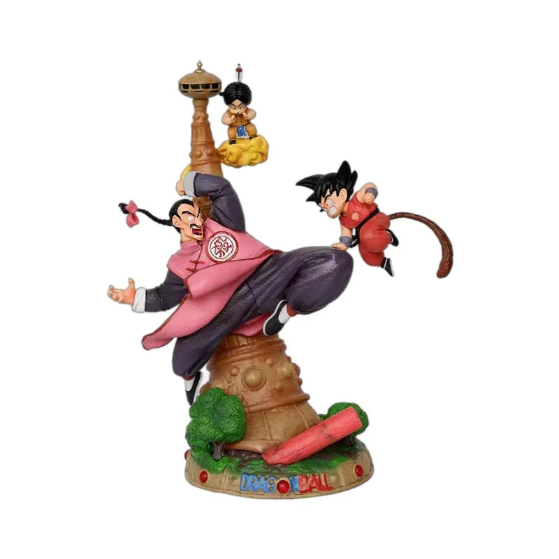 Dragon Ball Anime-Figuren, Goku-Figur, Tao Pai Pai vs. Son Goku-Serie, Karin Tower, 28 cm, Actionfiguren, Sammlerstück, Ornament, Geschenk
