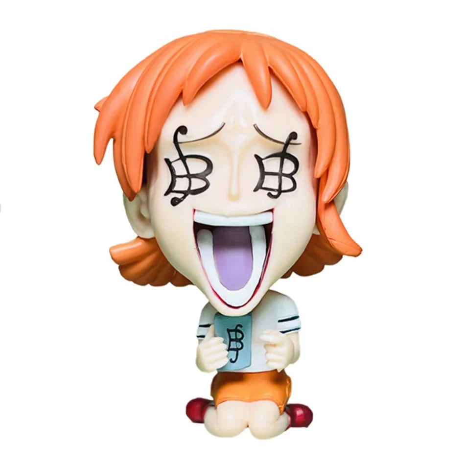 Anime One Piece Figure 17 Styles Zoro Luffy Sanji Ace Robin Nami Frank Usopp Brook Chopper PVC Decoration Figural Model Toy Gift