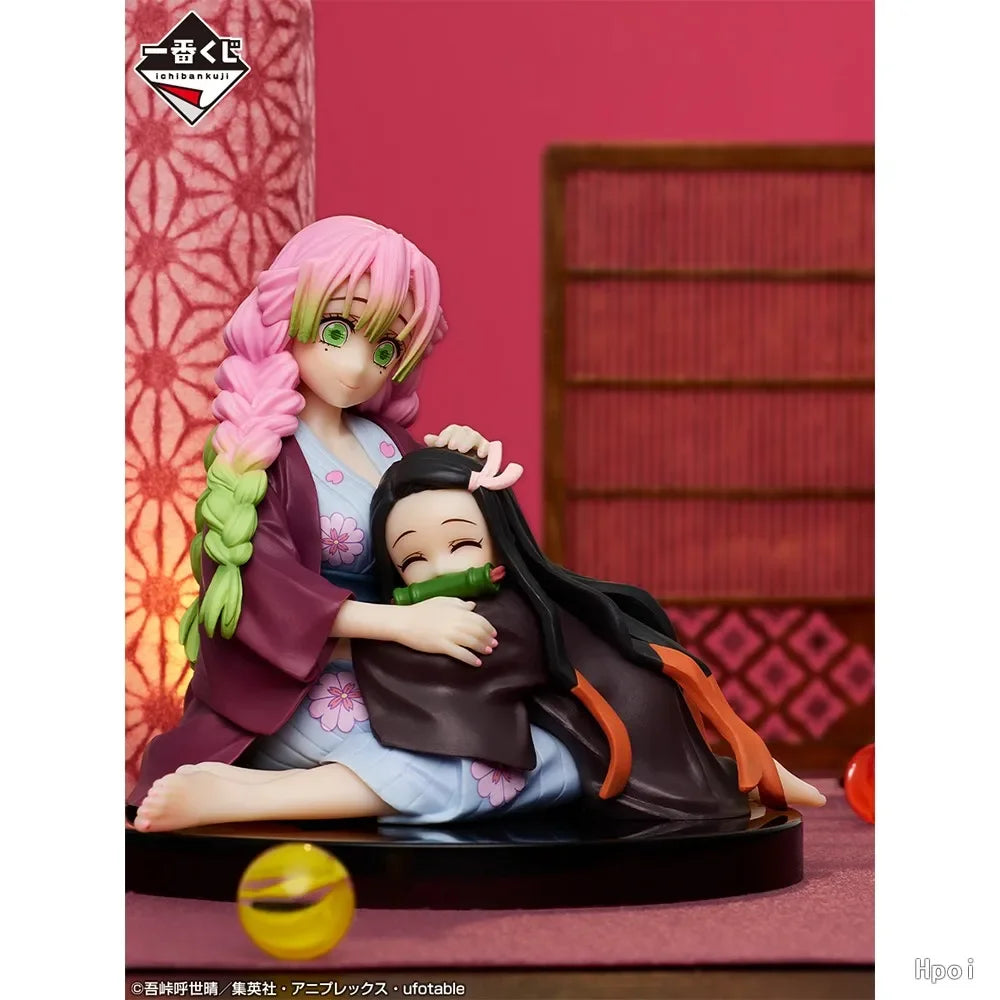 BANDAI SPIRITS Demon Slayer Genuine Figure MASTERLISE Kanroji Mitsuri Kamado Nezuko Anime Figure Pvc Model In shelf Amusement