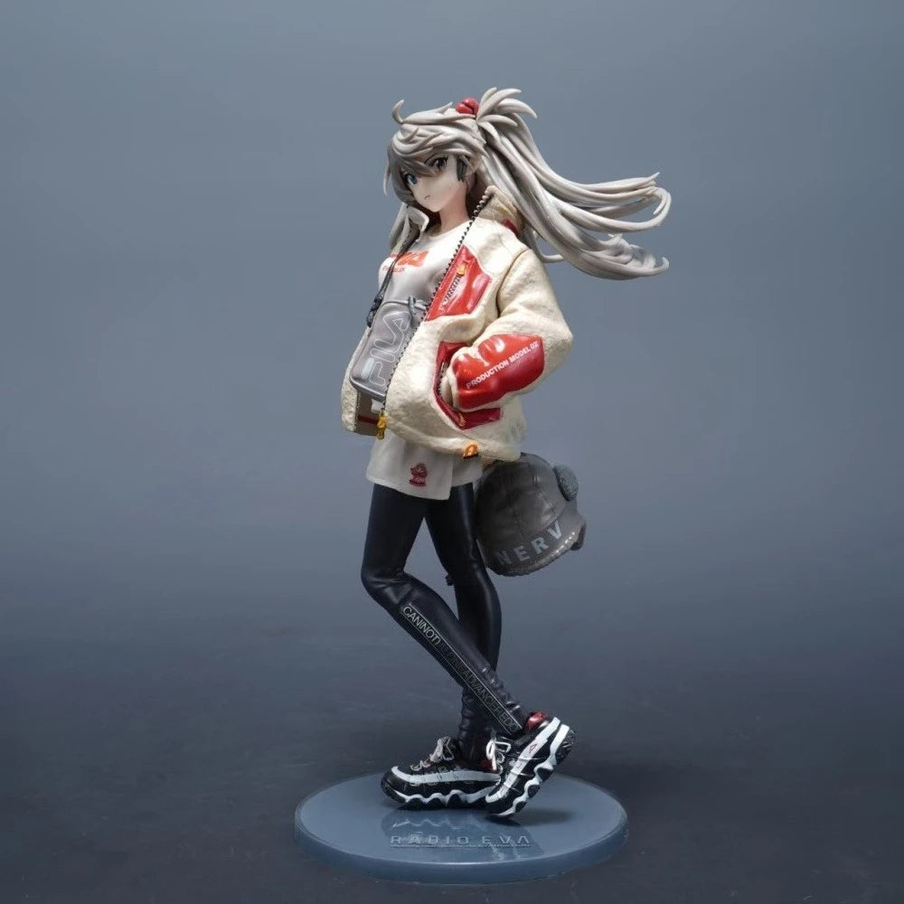 25cm/9.84in Anime Neon Genesis Evangelion Figure Asuka Langley Soryu Action Figures Pvc Statue Collection Model Toys Gifts