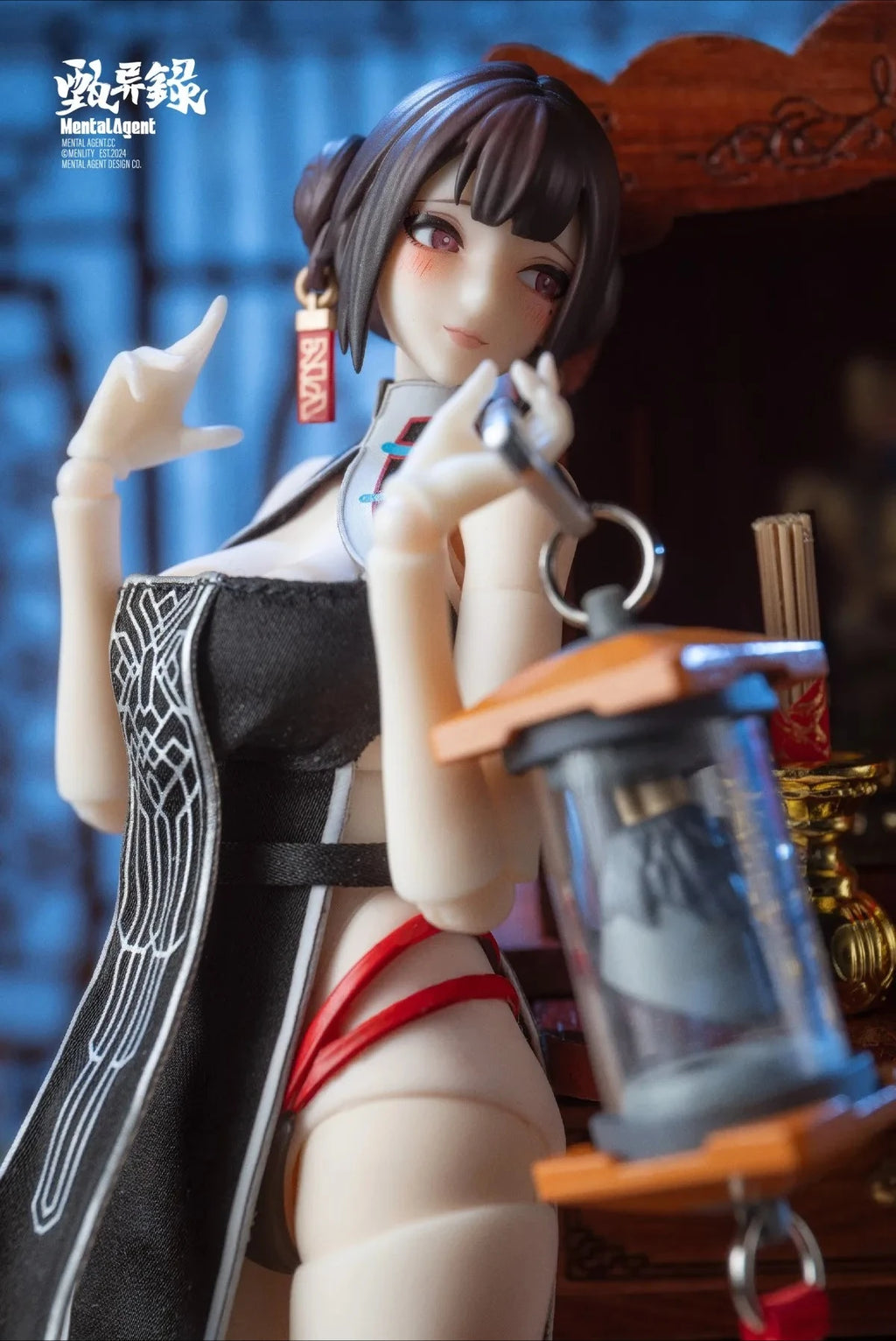 Spot Mental Agent Original, Anime Zhen Yi Lu Series Lin Fengjiao 1/10 Male and Female Students Movable Model Collection
