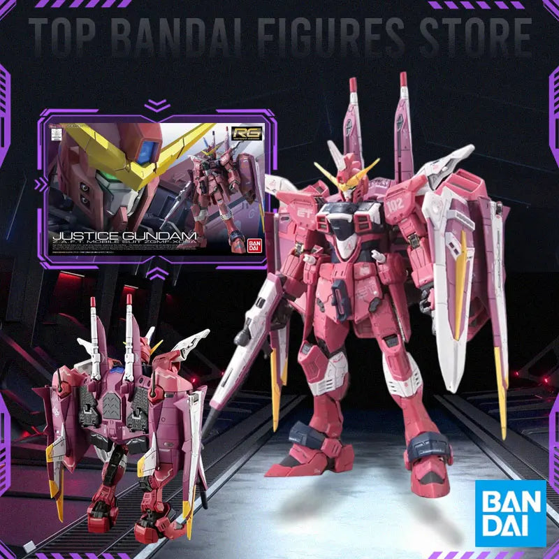 Bandai RG RX-78-2 WING RX-93-V2 UNICORN GOD GUNDAM In stock Anime Original Model Toy Action Figure Robot Collection Toy Gift