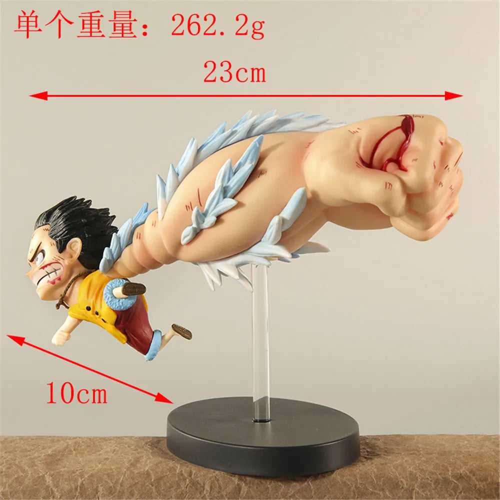 23 см Аниме One Piece Monkey D Luffy Gear 3 Battle Ver. PVC екшън фигурка Колекционерска кукла Фигурка Модел Играчки Детски Подаръци