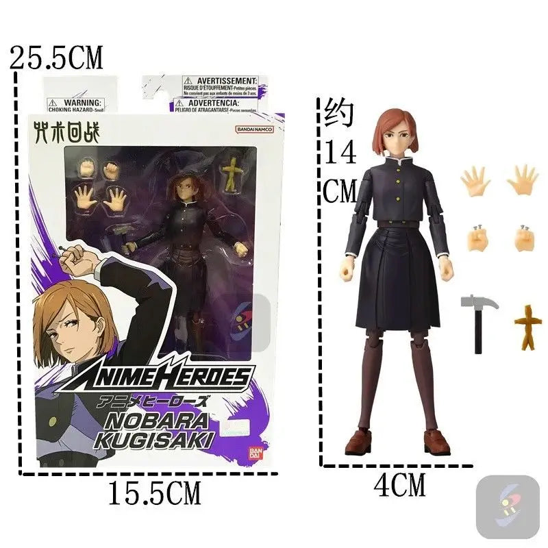 17cm Bandai Original Jujutsu Kaisen Action Figure Gojou Satoru  Itadori Yuji Fushiguro Megumi Action Anime Figure Toy Gifts