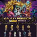 New Blokees Saint Seiya Blind Box Galaxy Version Vol.4 Gold Zodiac Anime Saga Action Figures Assembled Model Toy Collectible