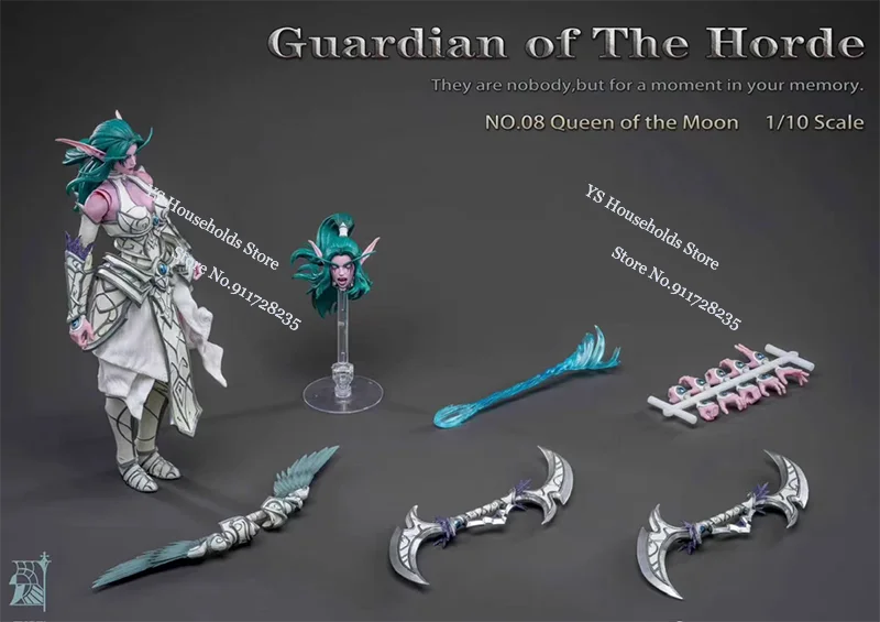 Mithril Studio NO.08 Queen of the Moon 1/10 Scale Guardian of the Horde Fairy Armored Combat 7inch Female Action Figure Doll